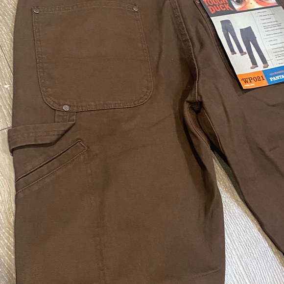 Tough Duck Work Pants WP021 Chestnut Colour 12Ib Sz 34W x 32L. NWT. - Picture 10 of 11